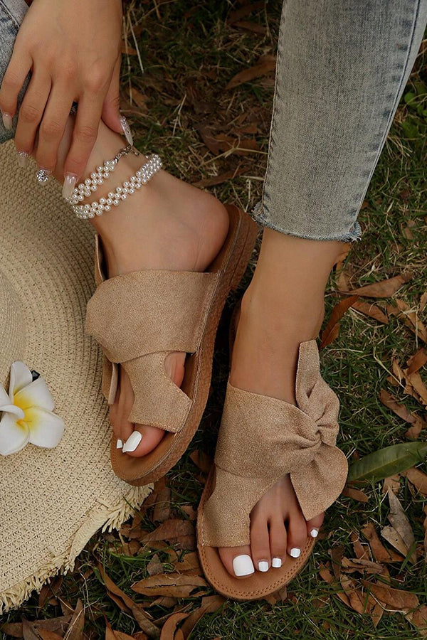 Casual Bow Soft Bottom Beach Sandals