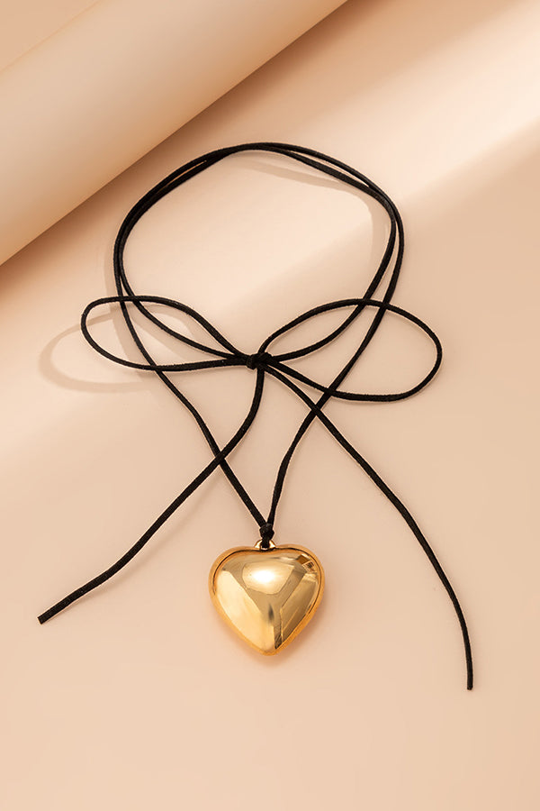 Fashionable Adjustable Simple Alloy Love Pendant