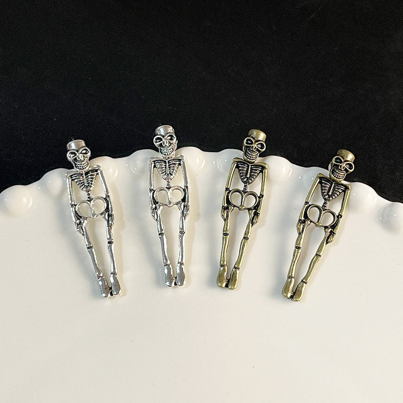 Halloween Skeleton Vintage Earrings