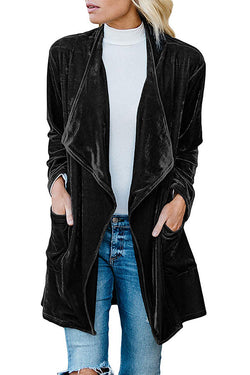 Velvet Cardigan Jacket