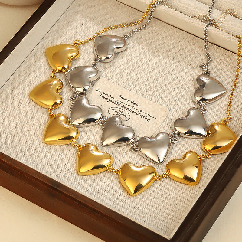 Fashionable and Simple Heart-shaped Jewelry