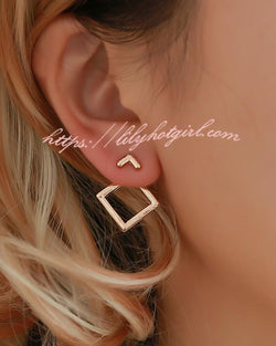 Geometric Pattern Earrings