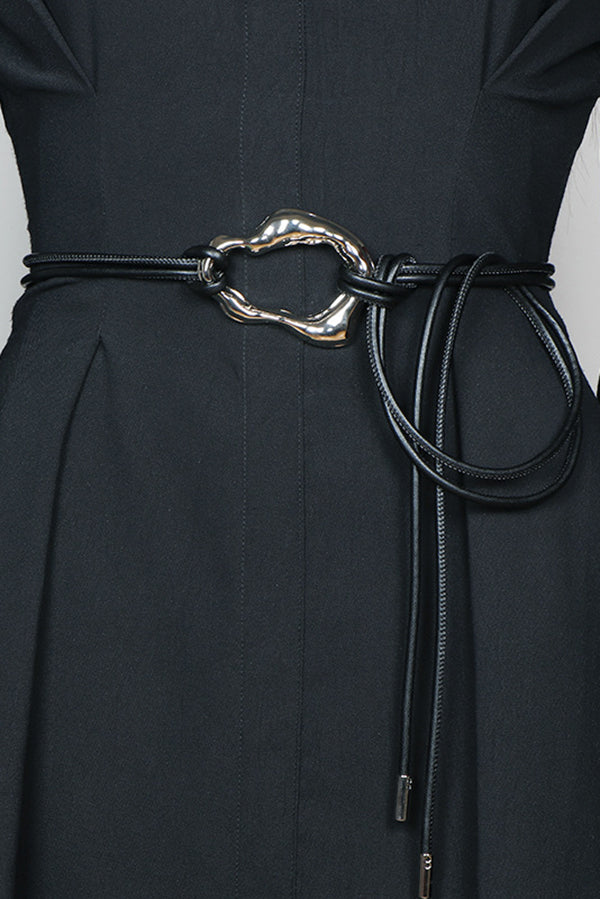 Simple and Versatile Leather Waist Rope