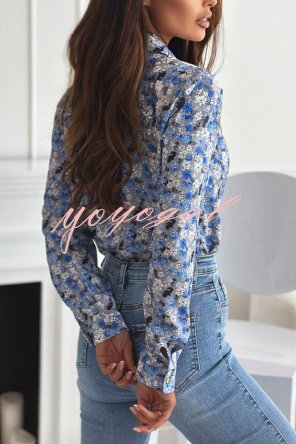 Fashion Printed Long Sleeve Casual Shirt