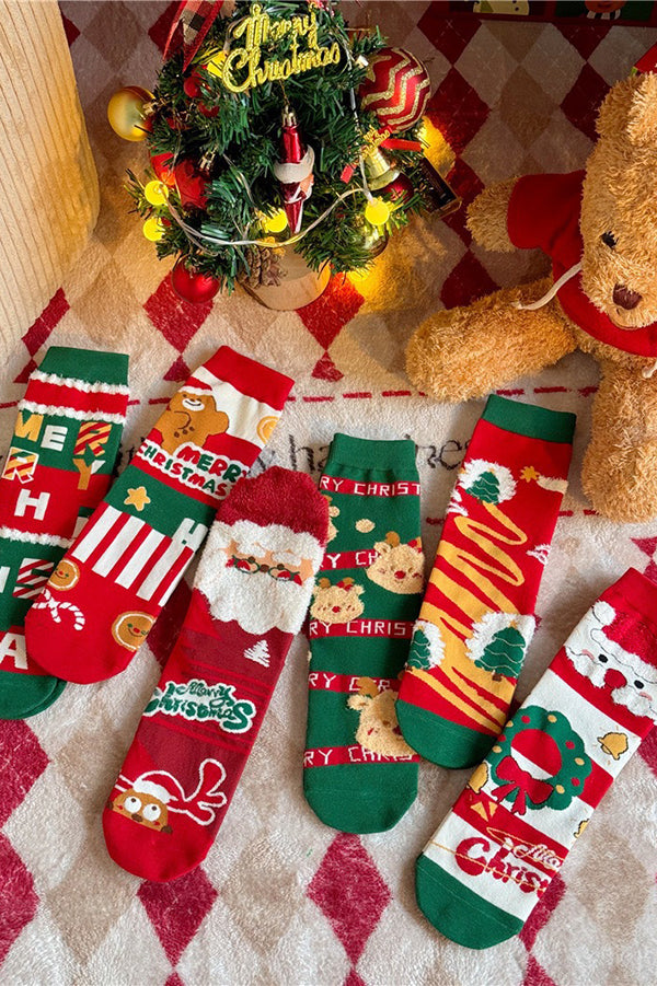 Christmas Cute Pattern Warm Socks